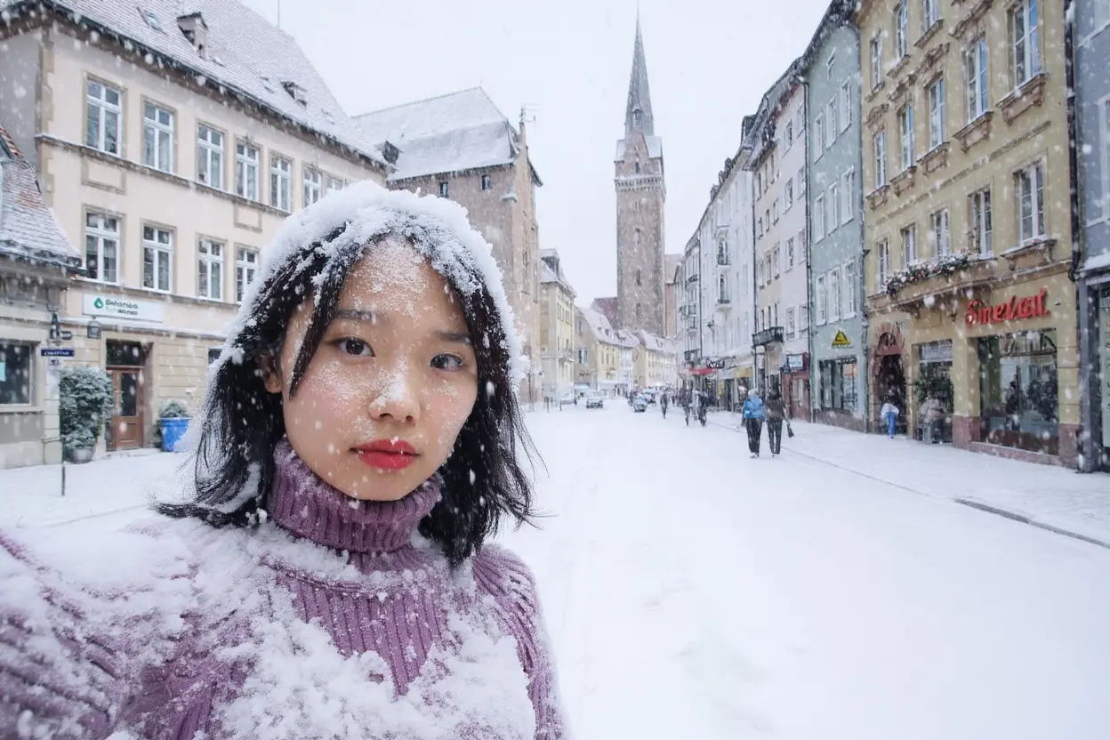 flux Kontext: AI-enhanced artistic portrait